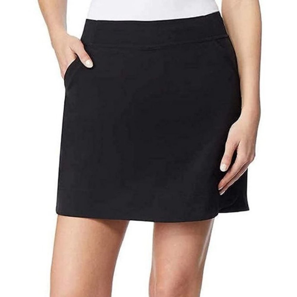 NWT 32 Degrees Cool Skort Black Pockets Size Medium 1025 - Picture 1 of 9